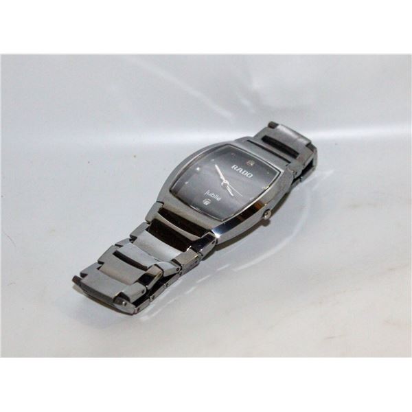MENS RADO JUBILE QUARTS HIGH TECH TUNGSTEN