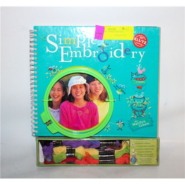 NEW SIMPLE EMBROIDERY KIT