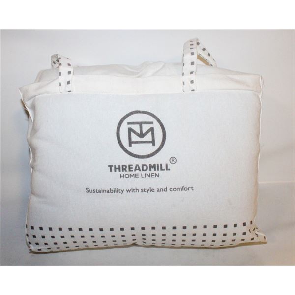 NEW WHITE QUEEN SIZE THREADMILL BLANKET