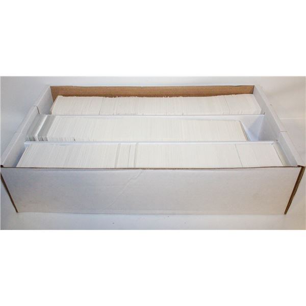 3 ROW BOX OF HOCKEY CARDS (1990 - 1992,