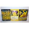 Image 1 : 3 JUMBO PIKACHU CARDS V-UNION INCLUDES AN