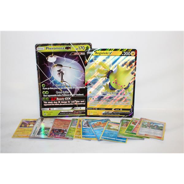 POKÉMON LOT 2 JUMBO 1 FULL ART AND 16 HOLO/FOILS