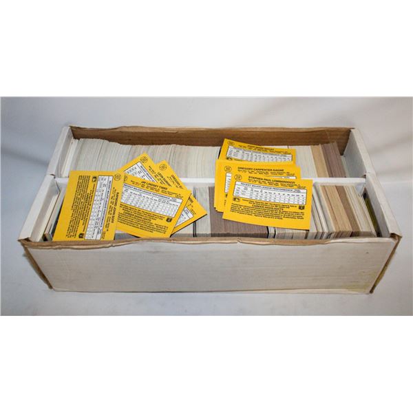 BOX WITH BASEBALL CARDS (APPROX. 1400,