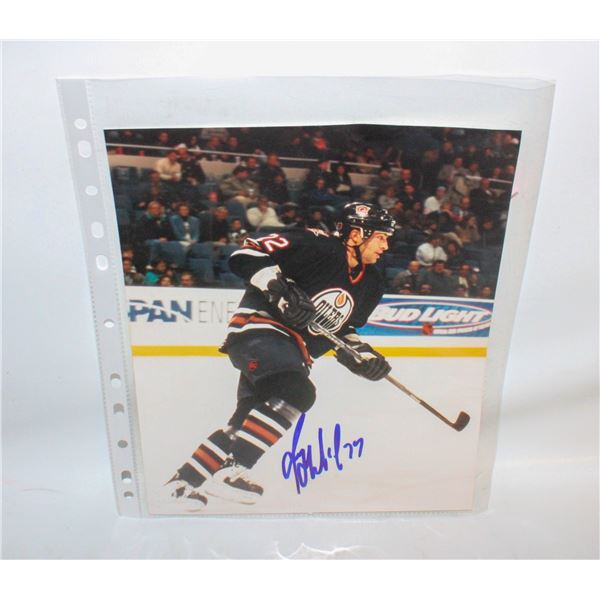 ROMAN HAMRLIK AUTOGRAPHED SIGNED 8X10 RUSSIAN