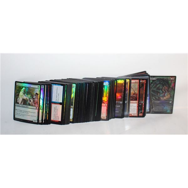 LOT OF 90 MAGIC: THE GATHERING (MTG) FOIL CARDS