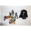 Image 1 : STAR WARS LOT ACTION FIGURES, VEHICLE AND
