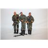 Image 1 : 3 MILITARY 12 INCH FIGURES INCLUDES BLONDE HAIR