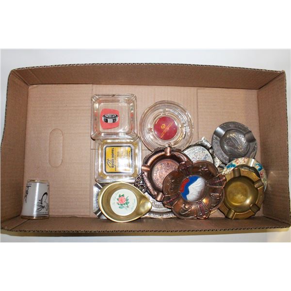 CANADIAN THEMED ASHTRAYS WHOLE FLAT FULL