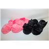 Image 1 : NEW WOMEN'S SLIPPERS 1PINK 1BLACK SIZE 7