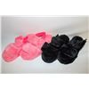 Image 1 : NEW WOMEN'S SLIPPERS 1PINK 1BLACK SIZE 10