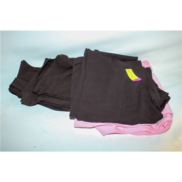 NEW BELLA YOGA PANTS 1PINK 1CHOC SIZE XL