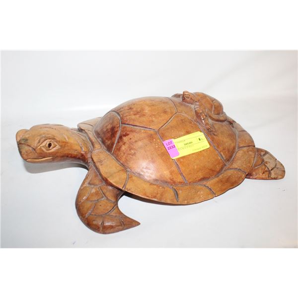 WOODEN SEA TURTLE
