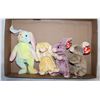 Image 1 : TY BEANIE BABIES W/TAGS RABBITS - HIPPIE,