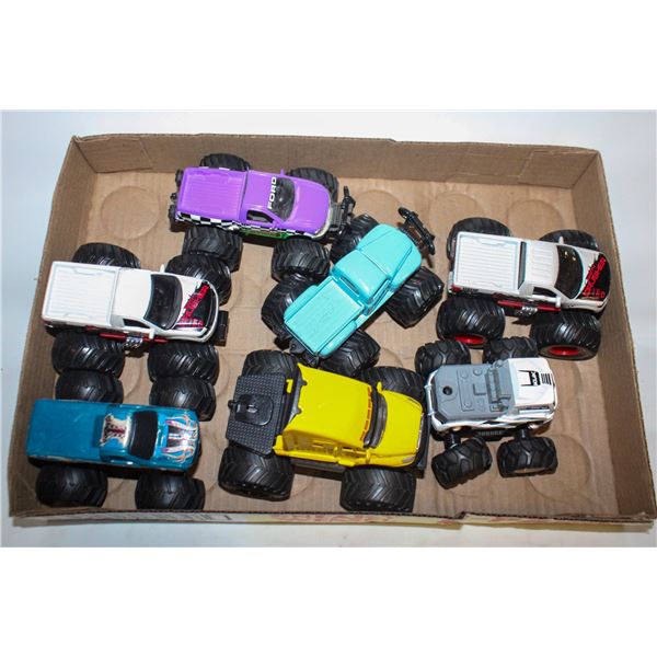 7 DIECAST MONSTER TRUCKS