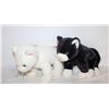 Image 1 : TY BEANIE BABIES CATS 12" LENGTH BLACK+WHITE