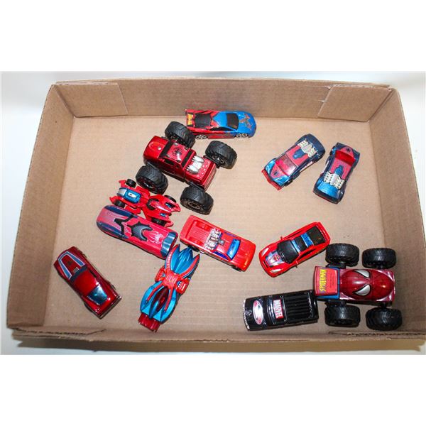 10 HOTWHEELS & MORE DIECAST SPIDERMAN