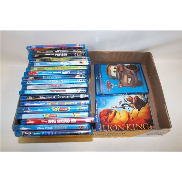 20 BLU RAY DISNEY CARTOONS, TOY STORY,