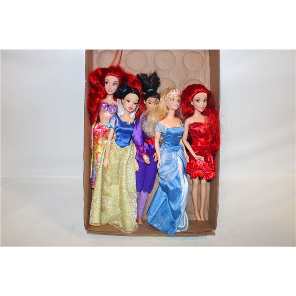 DISNEY DOLLS (BARBIE DOLL SIZE)