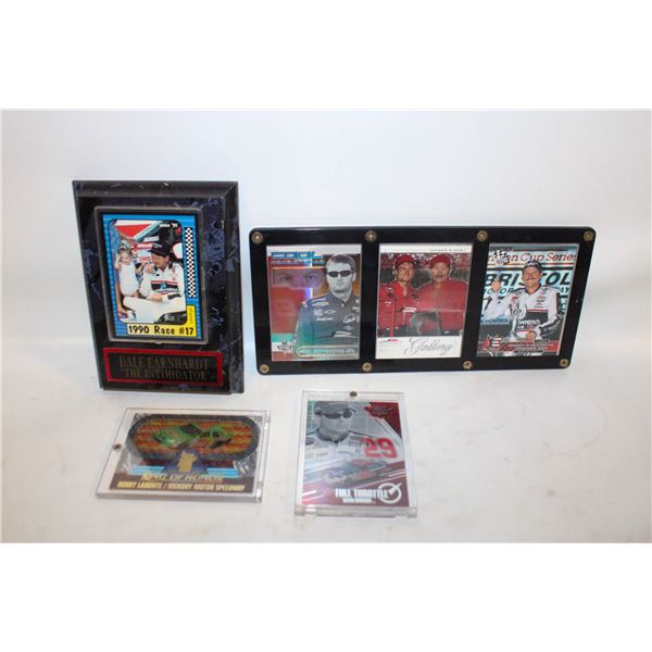 FLAT OF VINTAGE NASCAR CARDS