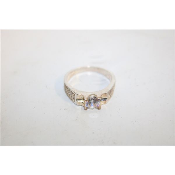 VINTAGE  STAMPED RING SZ8