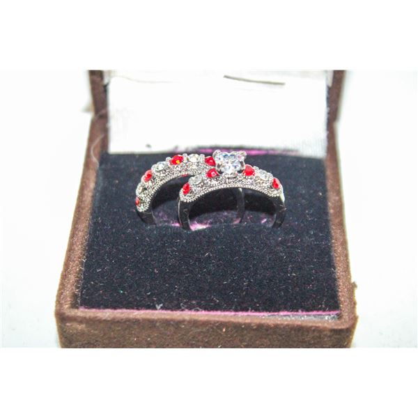 2PCS/SET RING SET SZ9