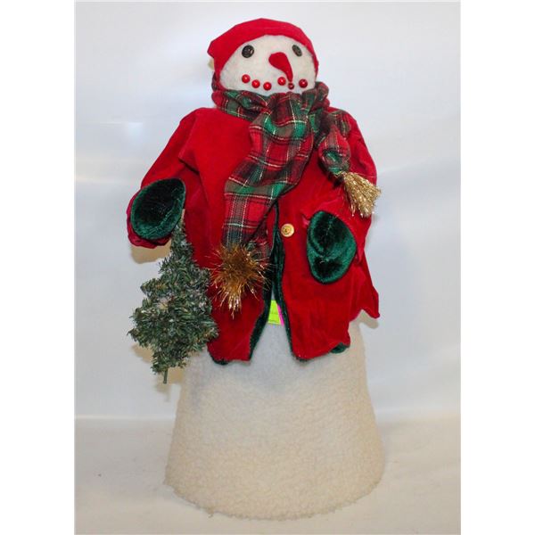 LARGE 22" CHRISTMAS SNOWMAN HOME
