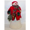 Image 1 : LARGE 22" CHRISTMAS SNOWMAN HOME