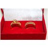 Image 1 : NEW GOLD TONE  2PCS/SET RING SET SZ8