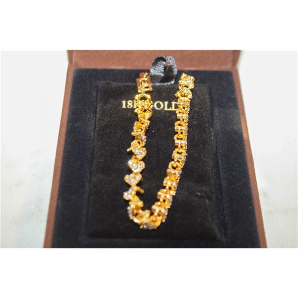 NEW HEART STRING CHAIN GP BRACELET