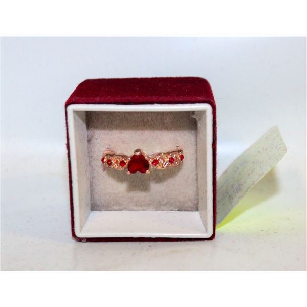 NEW HEART SHAPE RING SZ 9