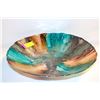 Image 1 : LARGE DECORATIVE CHEM GLASS DISPLAY PLATE