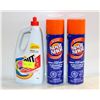 Image 1 : LOT OF SHOUT AND SPOT SHOT CLEANER SPRAY