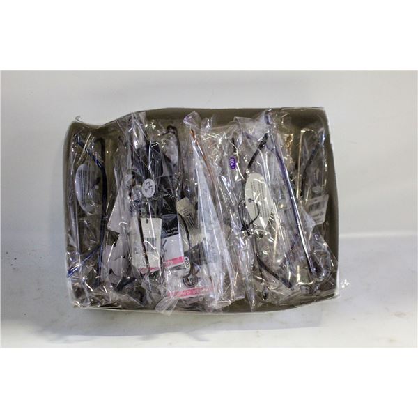 NEW READING GLASSES ASSORTED MAG 10 PAIRS