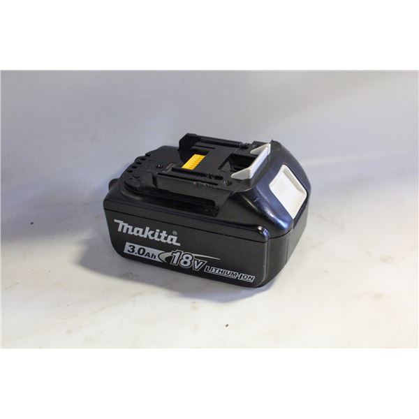 MAKITA 3.0AH 18 VOLT LITHIUM-ION BATTERY TESTED