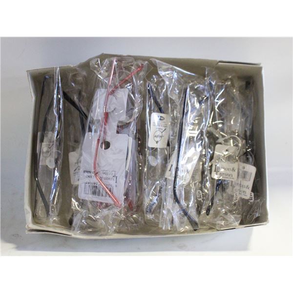 NEW READING GLASSES ASSORTED MAG 10 PAIRS