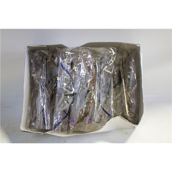 NEW READING GLASSES 1.00 MAG 10 PAIRS