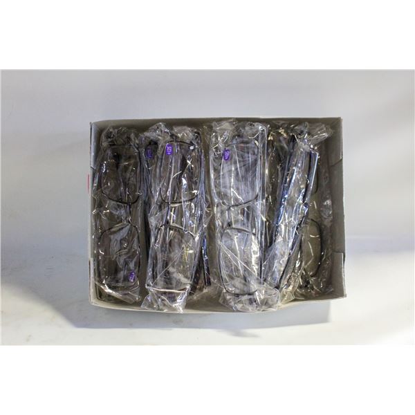 NEW READING GLASSES 1.25 MAG 10 PAIRS