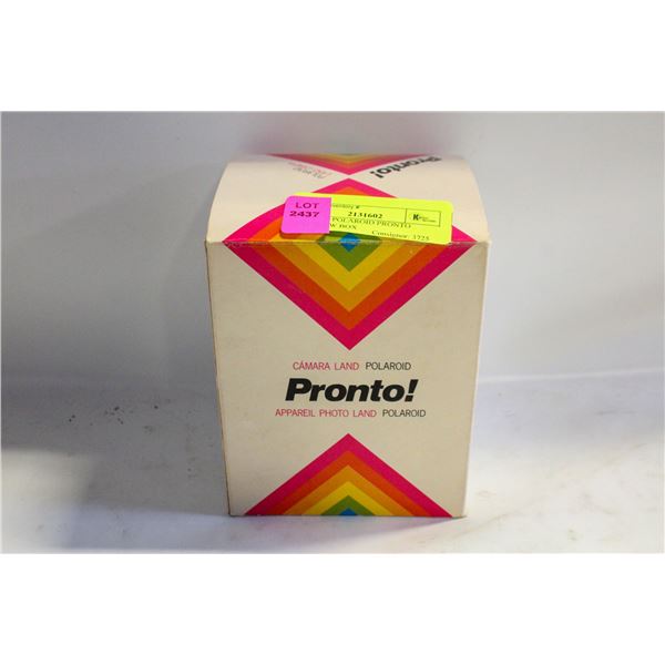 VINTAGE POLAROID PRONTO CAMERA W BOX
