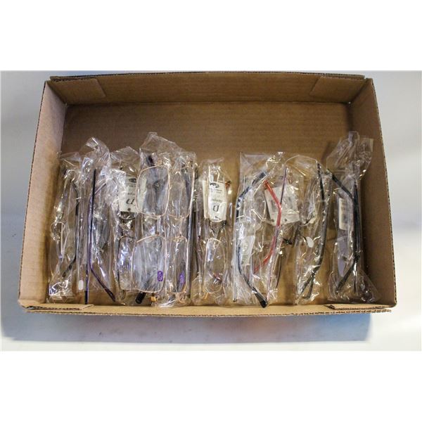 NEW READING GLASSES ASSORTED MAG 10 PAIRS