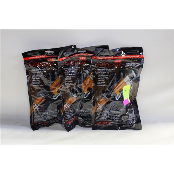 3PKS OF 10 GLOVES BDG GRIPPAZ NITRILE MECHANIC