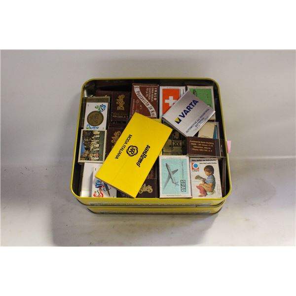 VINTAGE MATCHES 2 TIN FULLS