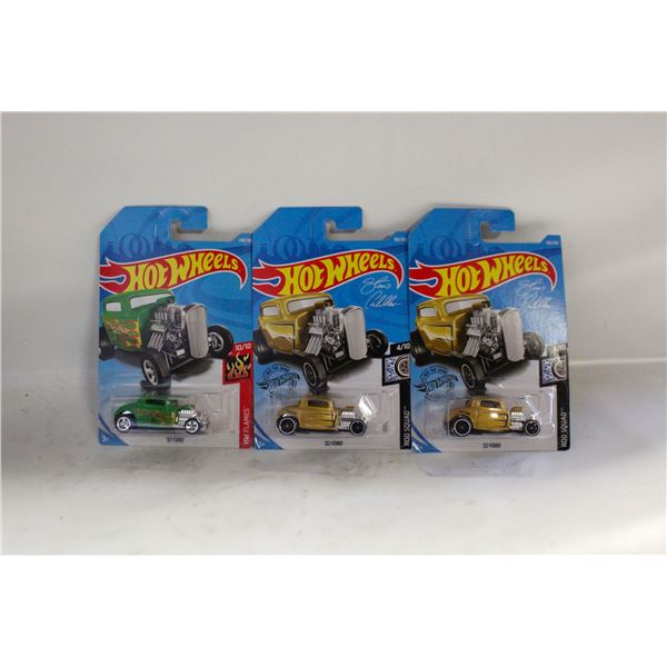 LOT OF 3X HOT WHEELS HOT RODS