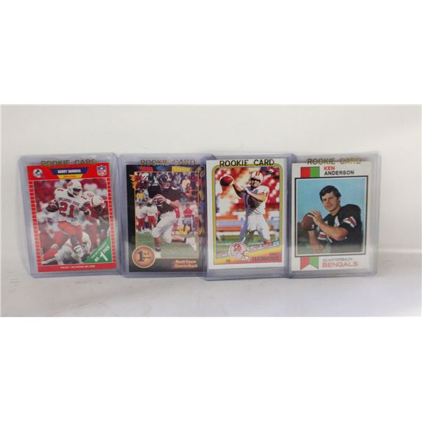 4X NFL ROOKIE CARDS