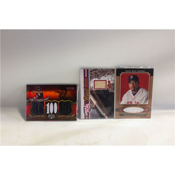 3X BASEBALL INSERT CARDS