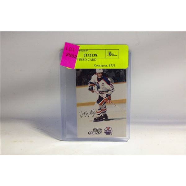 GRETZKY ESSO CARD