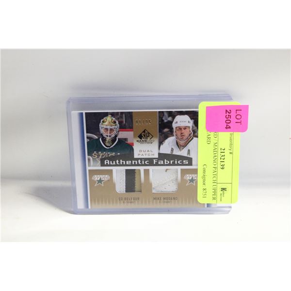 BELFORD / MADANO PATCH UPPER DECK CARD