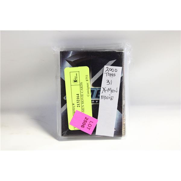 LOT OF X-MEN MOVIE CARDS