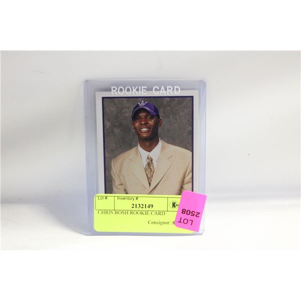 CHRIS BOSH ROOKIE CARD