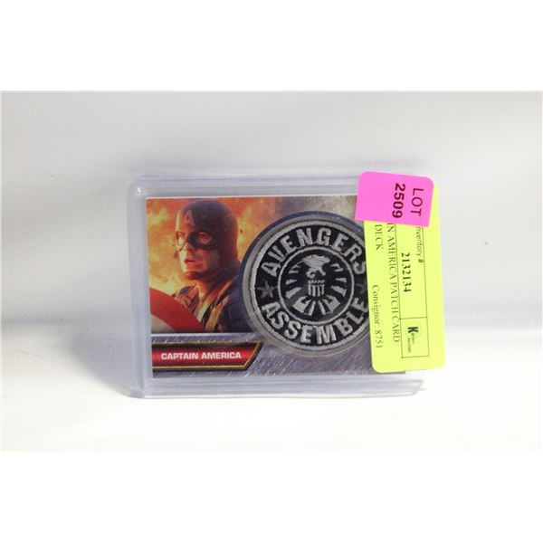 CAPTAIN AMERICA PATCH CARD UPPER DECK