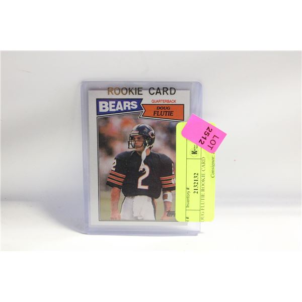 DOUG FLUTIE ROOKIE CARD